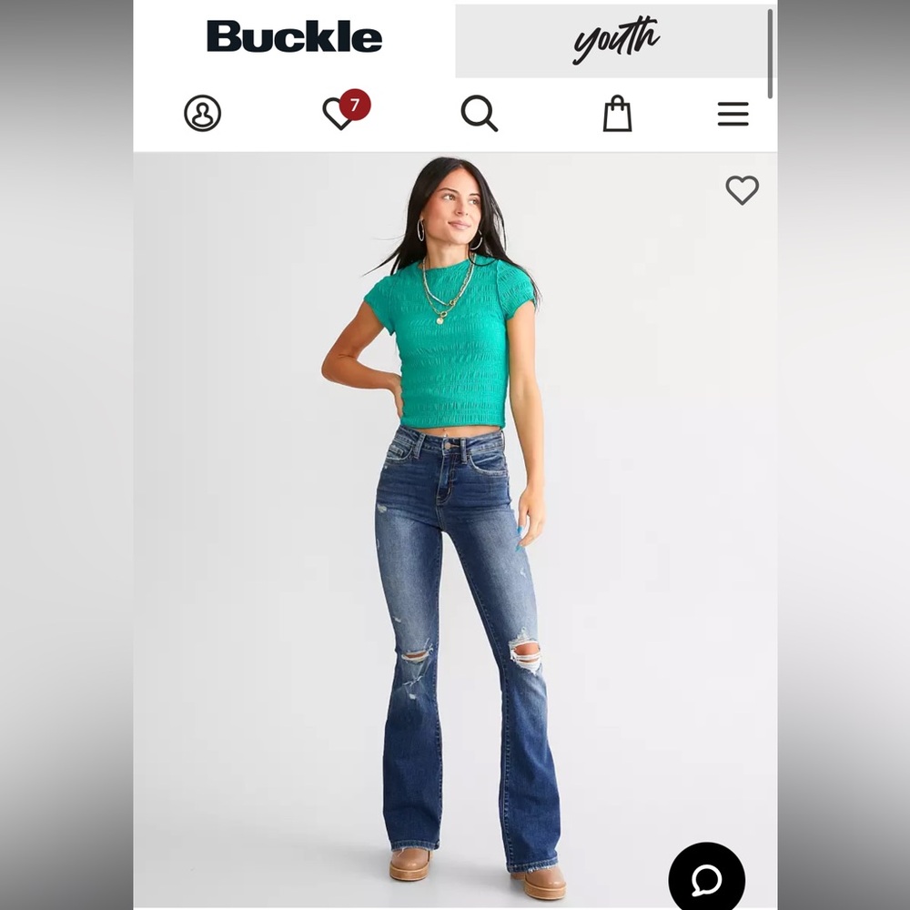 Flying Monkey Blue Flare Jeans